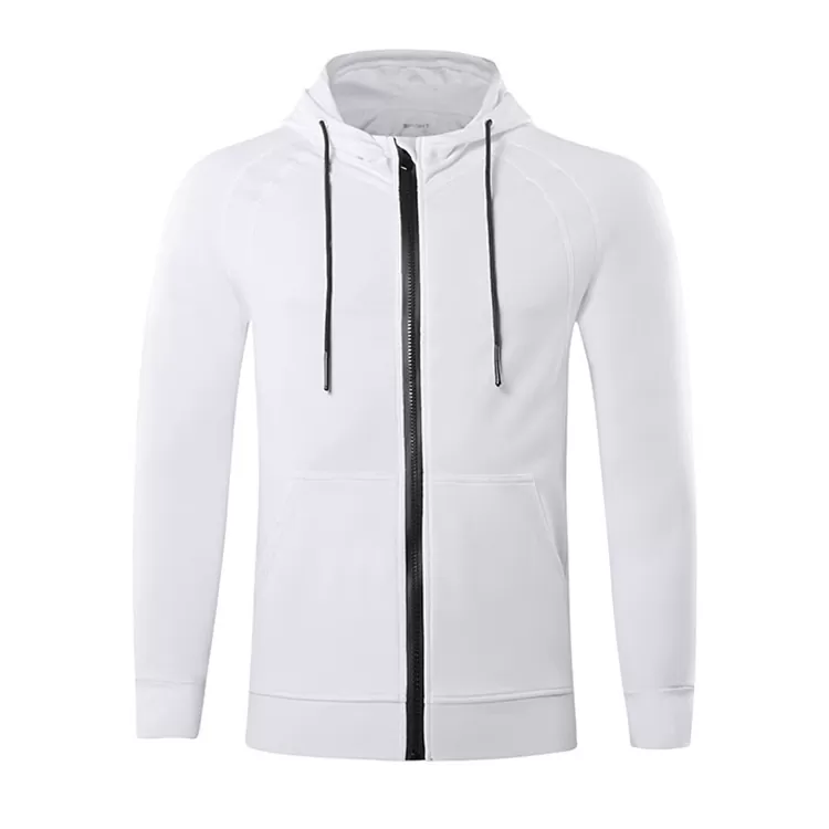 Men Windproof Hoodie with Full Waterproof Zipper