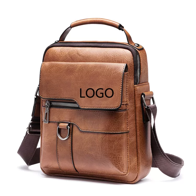 Unisex Leather Backpack Front zip with Leather Grip