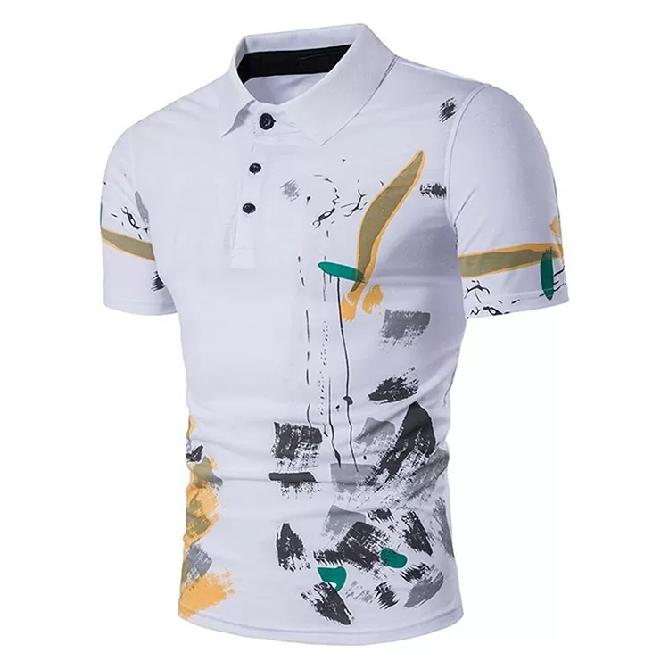 Sublimation Stylish Collar T-Shirt