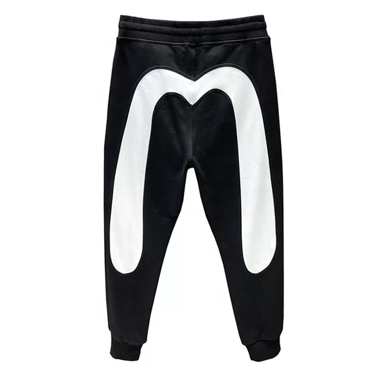 Men Polyester Fleece Stylish White Design Trouser