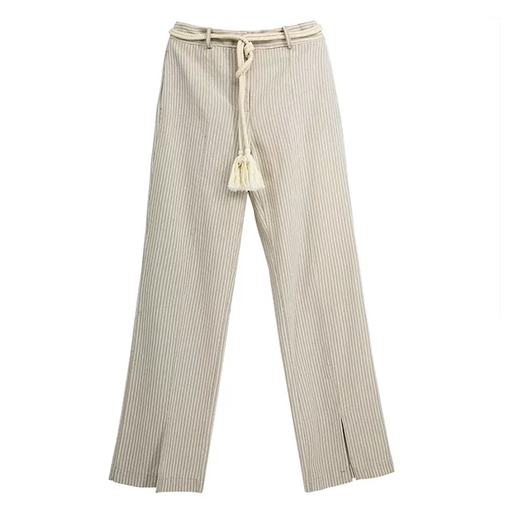 Women's High Waist Straight Trouser