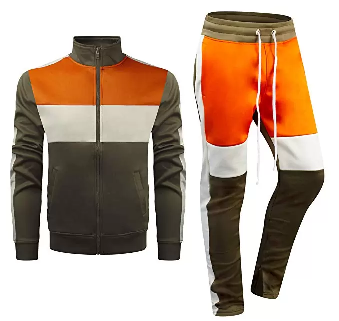 Comfortable Polyester Fleece Tracksuit for Men