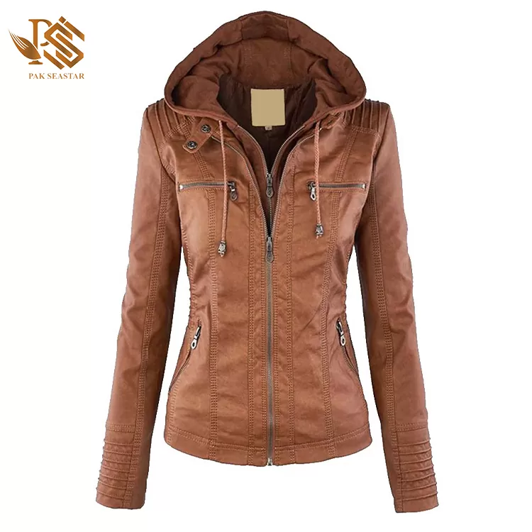 Women's Flying Bomber Aviator Genuine Leather Jacket