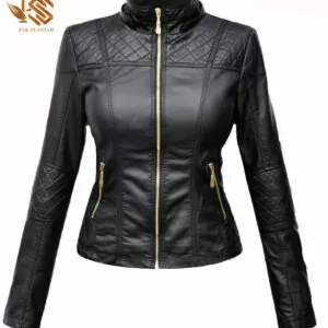 Sheep Leather Jacket For Women's