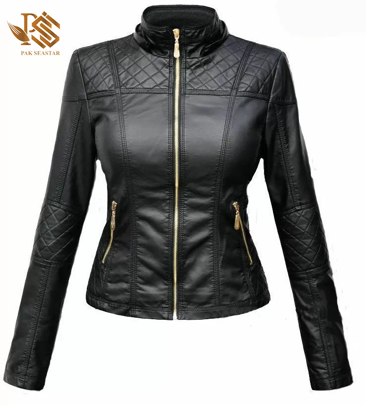 Sheep Leather Jacket For Women's