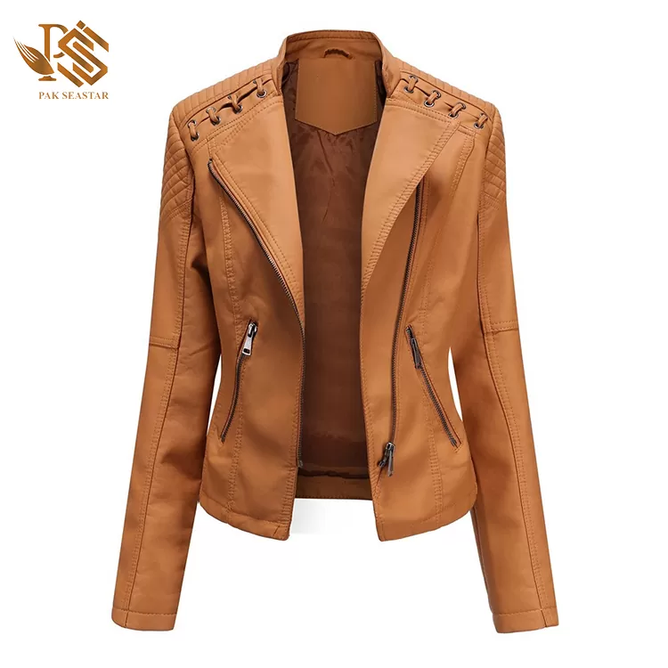 Biker Women Genuine Leather Jacket