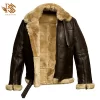 Genuine Sheepskin Bomber Leather Jacket