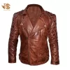 Genuine Brown Women Leather Jacket